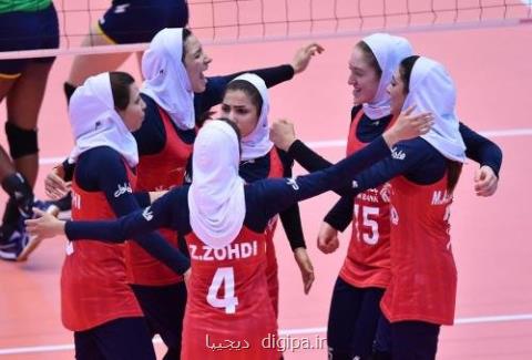 پیروزی بانوان والیبالیست ایران در نخستین گام تورنمت سلش پیتر